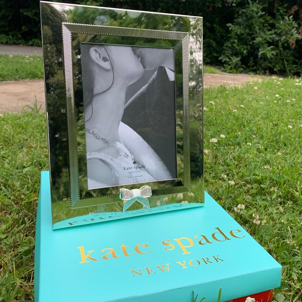Kate Spade Silver Frame with Bow